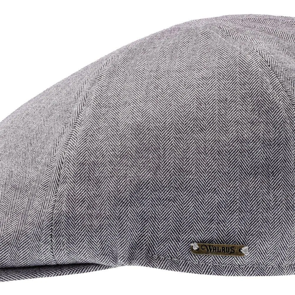 Walrus Hats Luxe Checkmate Duckbill Polyester Flat Cap