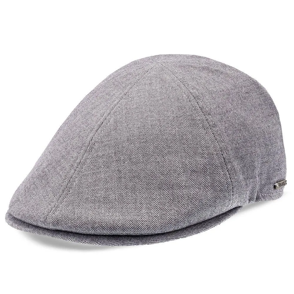 Walrus Hats Luxe Checkmate Duckbill Polyester Flat Cap