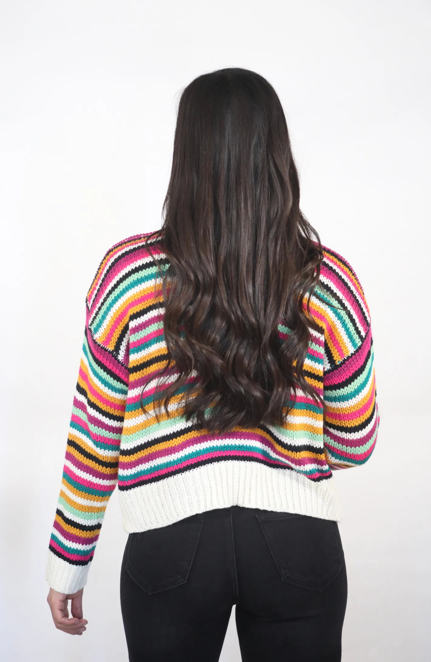 What’s Not To Love Multicolored Striped Sweater