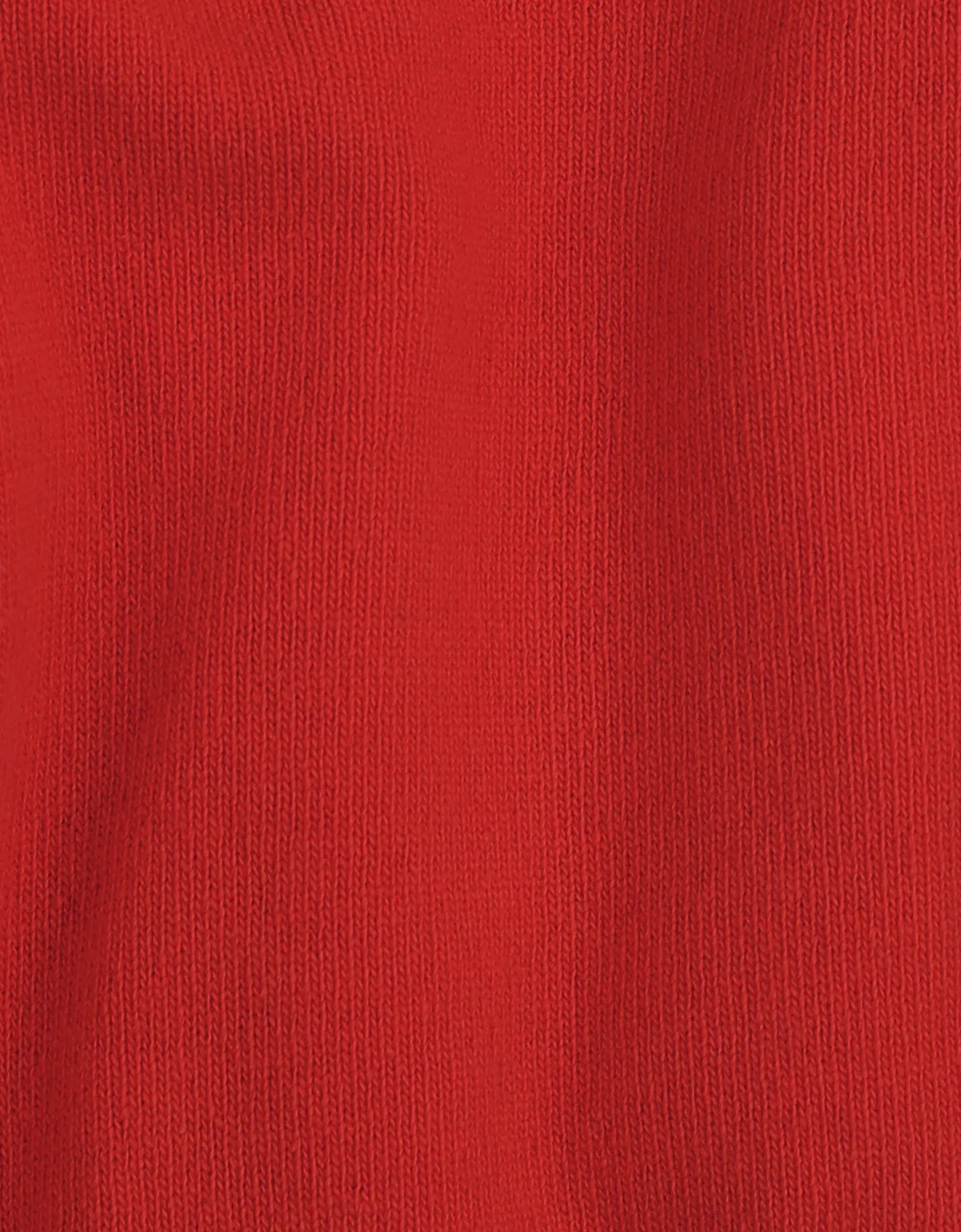 Women Light Merino Wool Crew - Scarlet Red