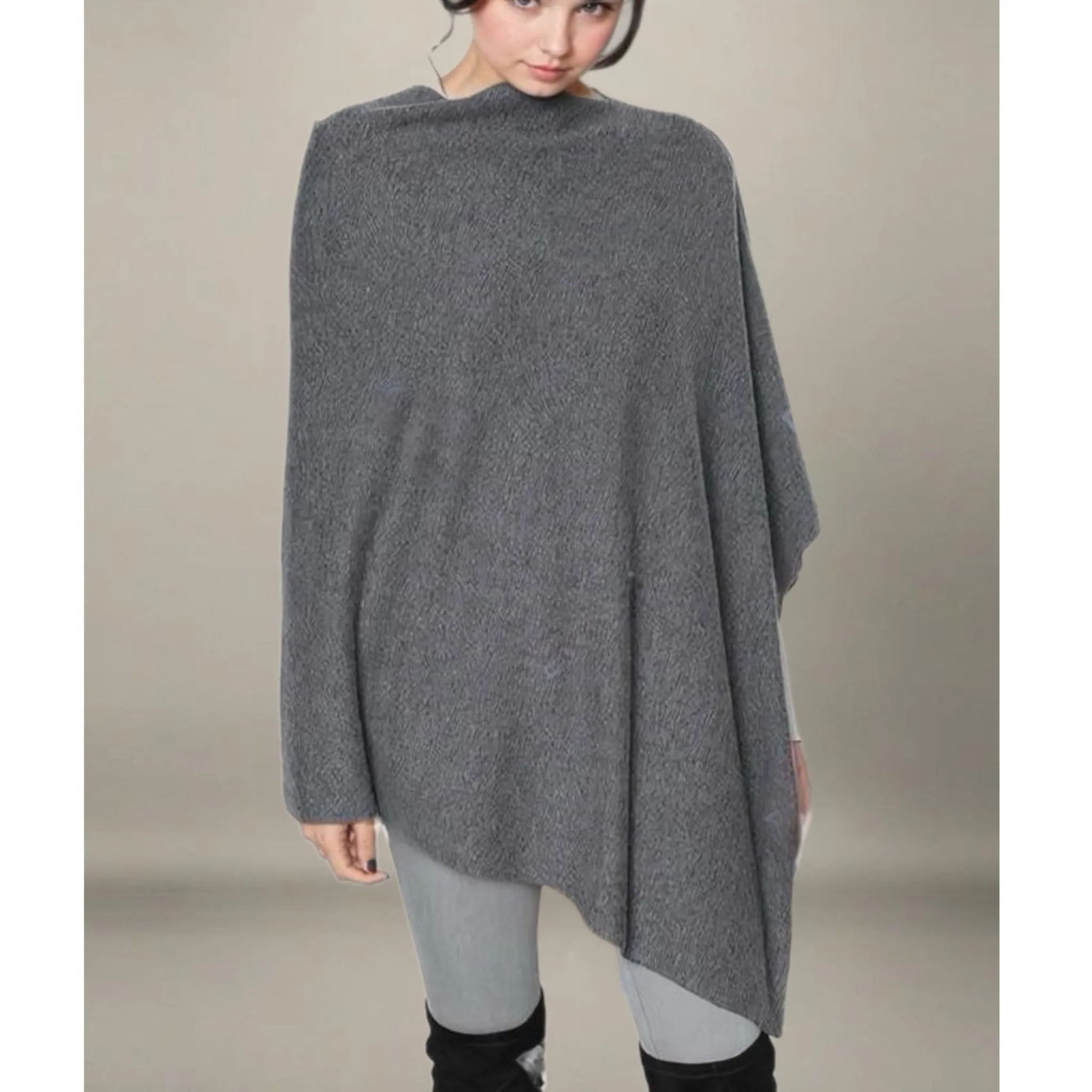 Women’s Pure Cashmere Julian Poncho