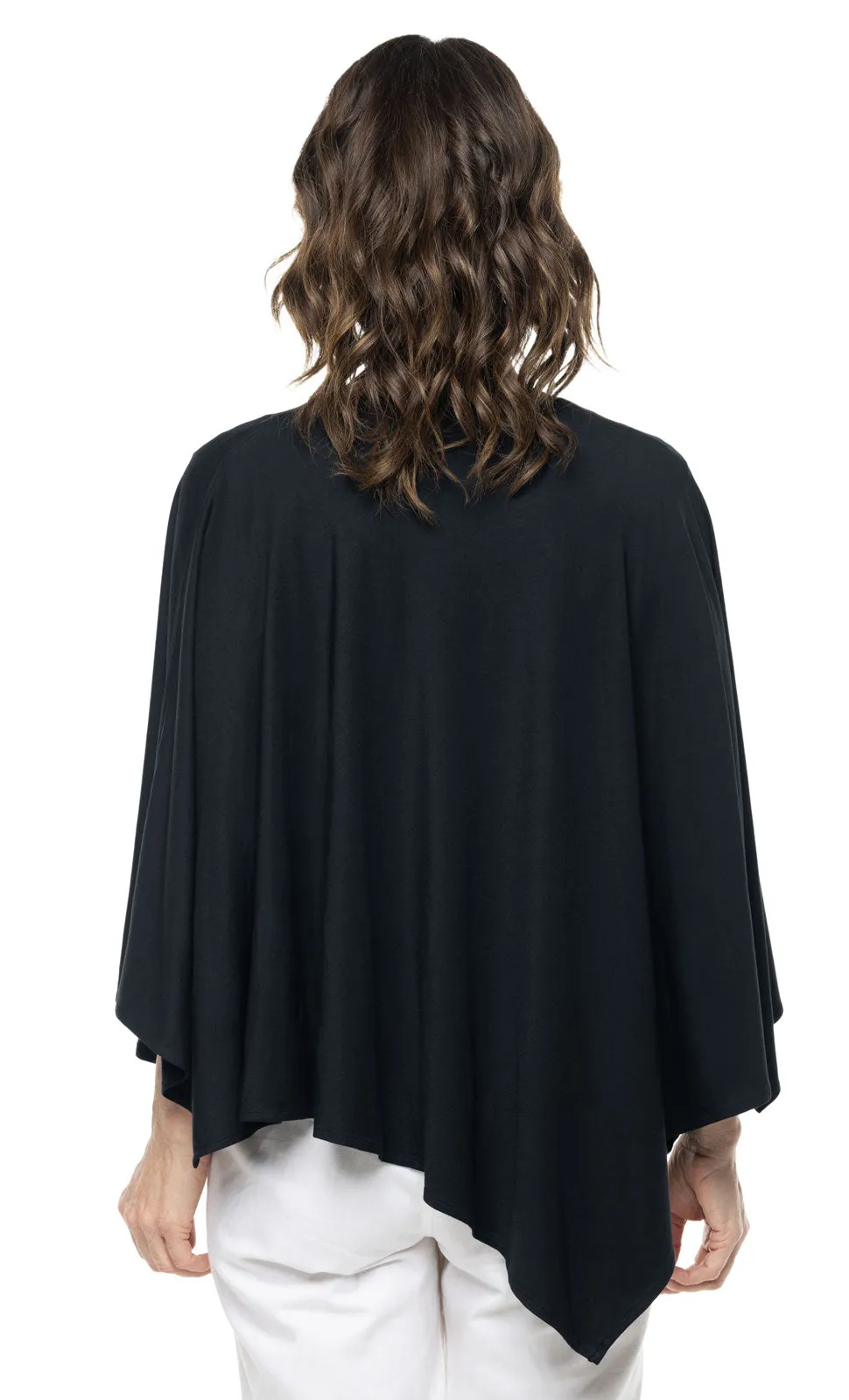 Women's Tama Poncho  |  Black