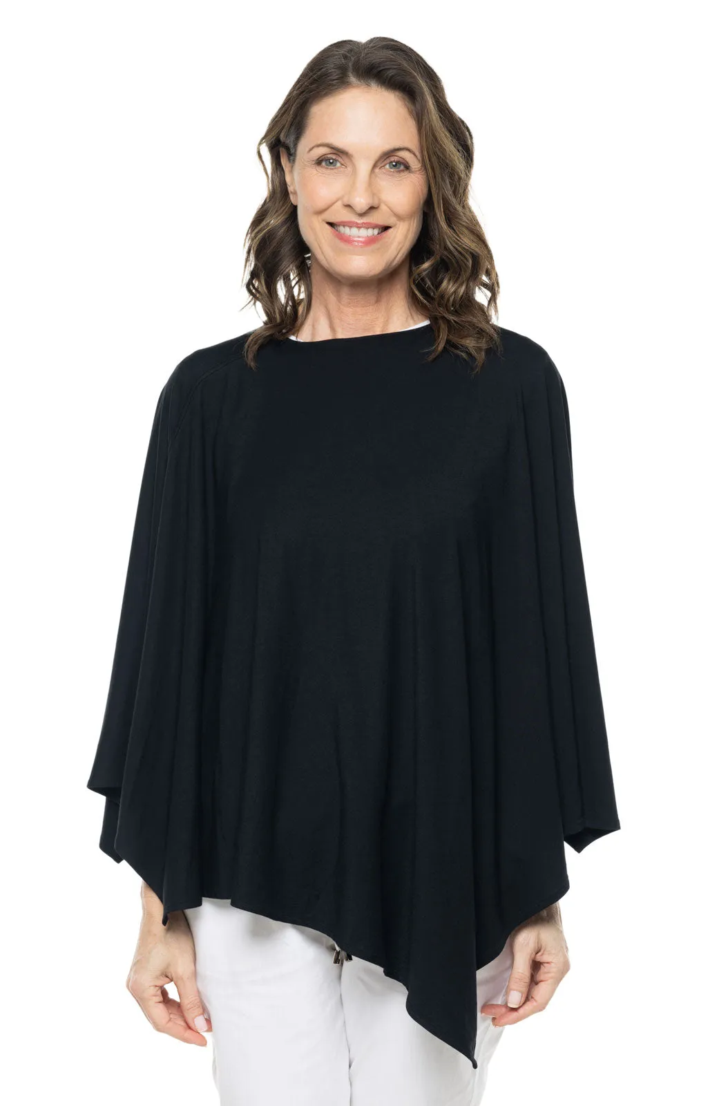 Women's Tama Poncho  |  Black