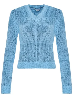 Wool Mix Fluffy Knit Jumper