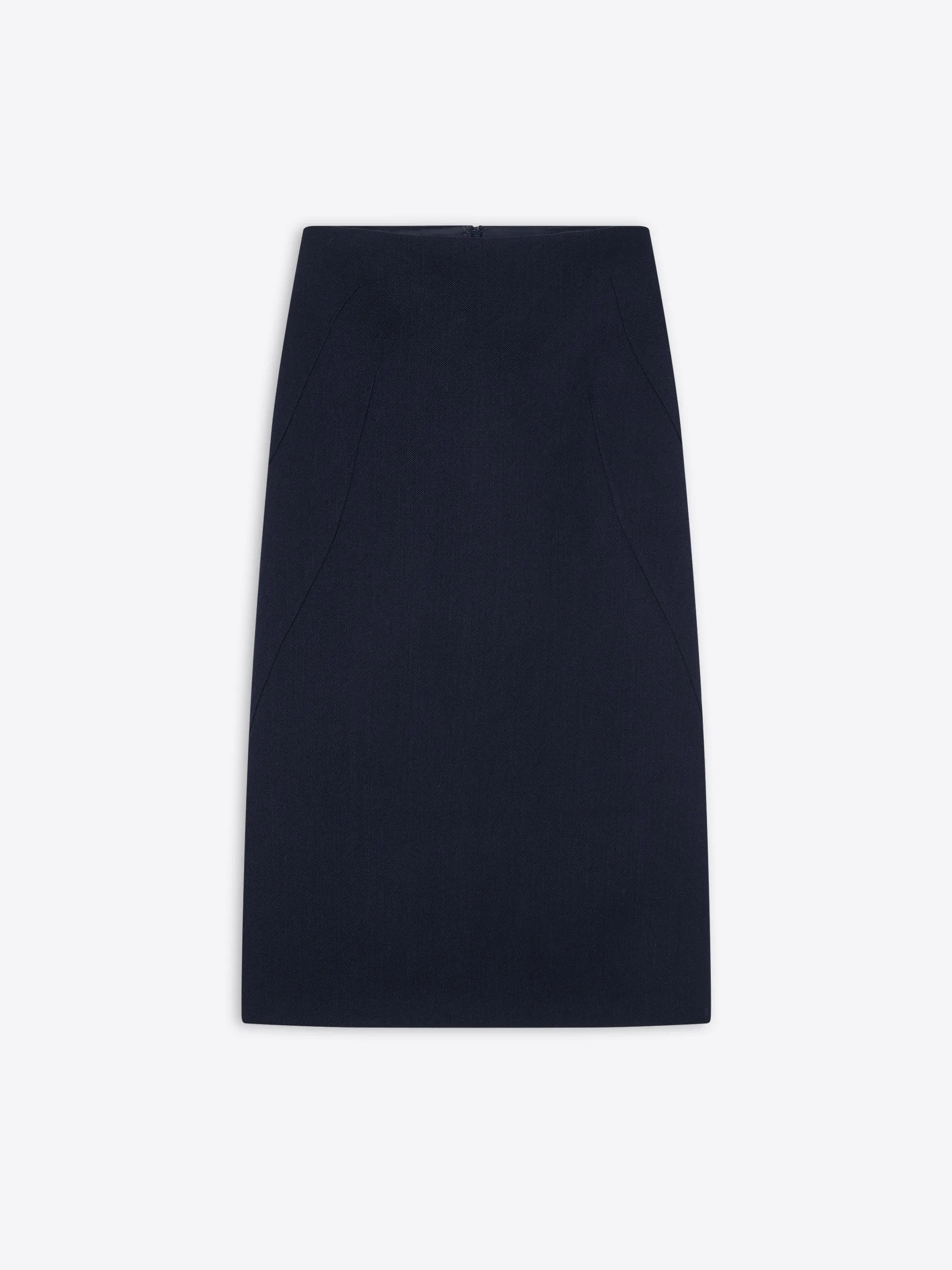 Wool tailored skirt