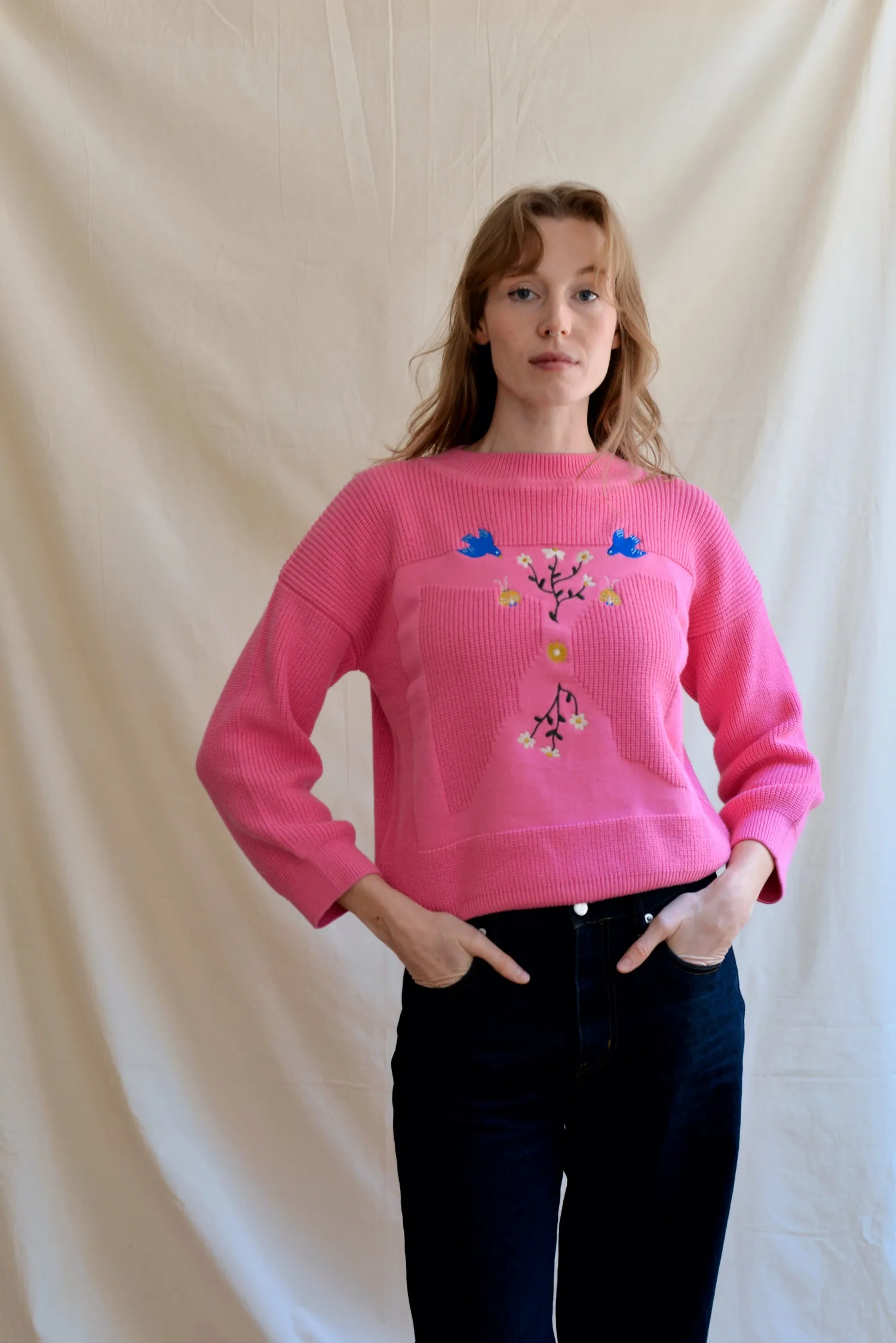 x Sarah Neuendorf collab MOA jumper lotus